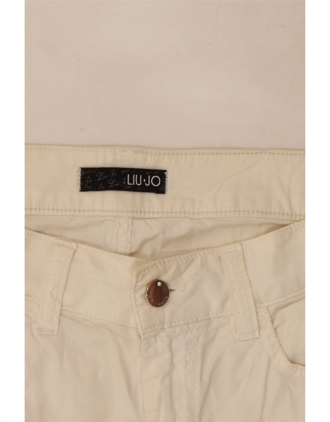 Liu Jo Γυναικείο Slim Casual Παντελόνι W30 L27 Λευκό