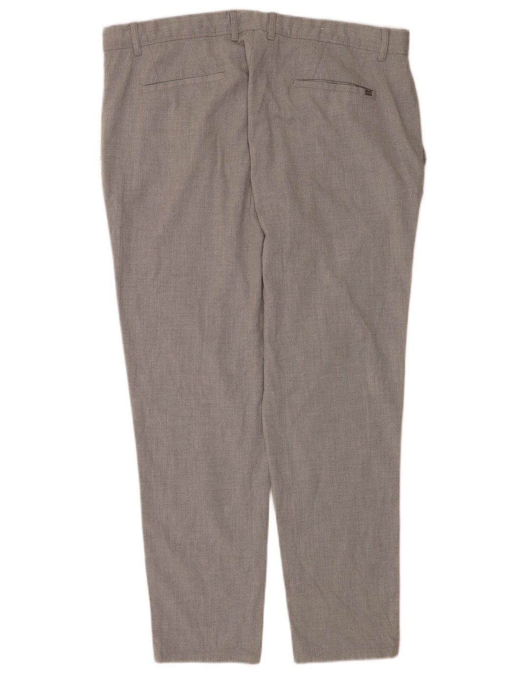 Zara Ανδρικό Slim παντελόνι Chino EU 48 XL W38 L29 Grey Polyester