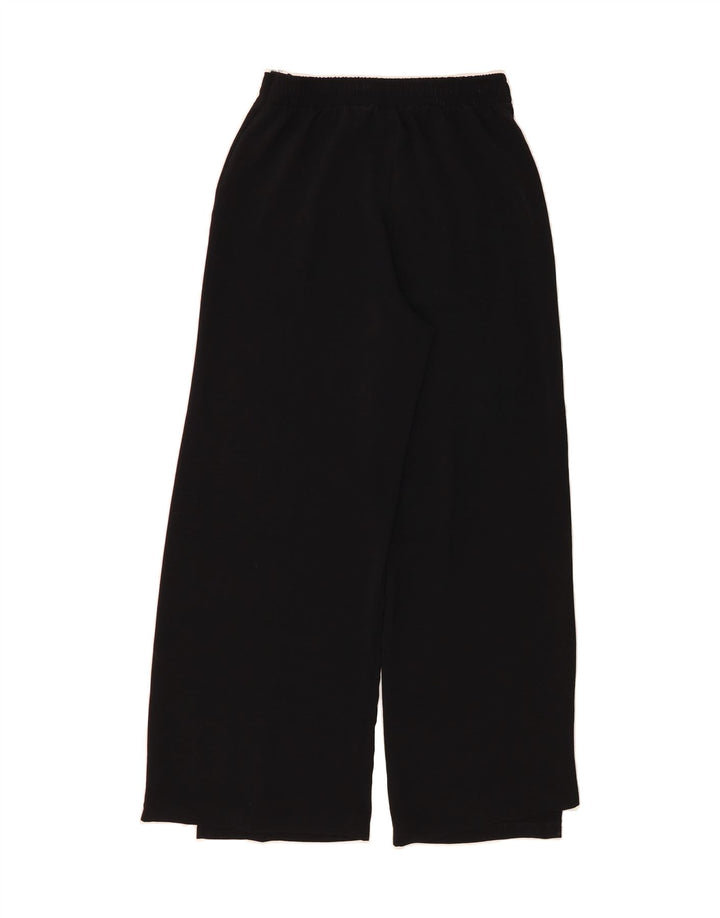 ZARA Womens Wide Leg Trousers Medium  Black Polyester Vintage Zara and Second-Hand Zara from Messina Hembry 