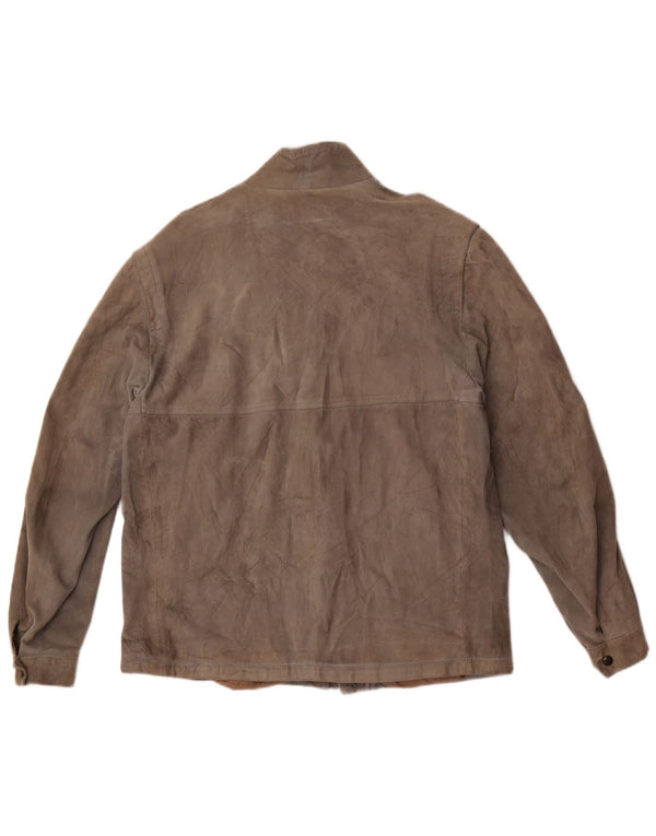 Vintage Ανδρικό Suede Jacket UK 38 Medium Grey