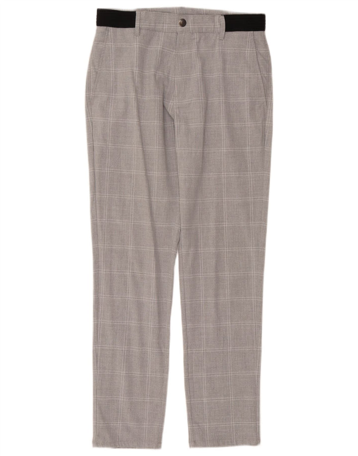 Ανδρικό παντελόνι Chino ZARA Slim Small W30 L29 Grey Check Polyester