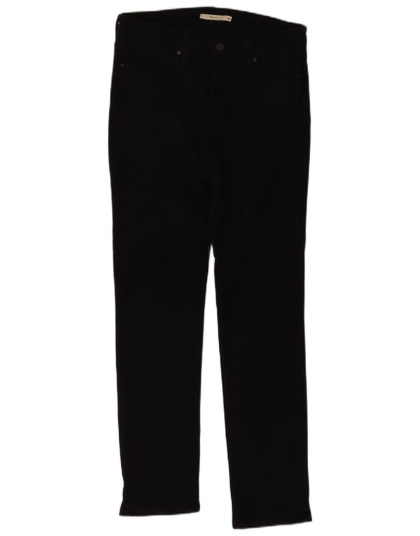 Levi's Womens 712 Slim Jeans W30 L32 Μαύρο βαμβακερό