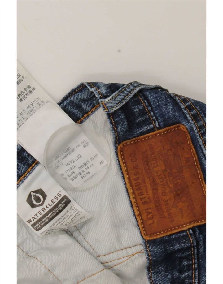 Γυναικείο Skinny Jeans Levi's W32 L28 Blue Cotton