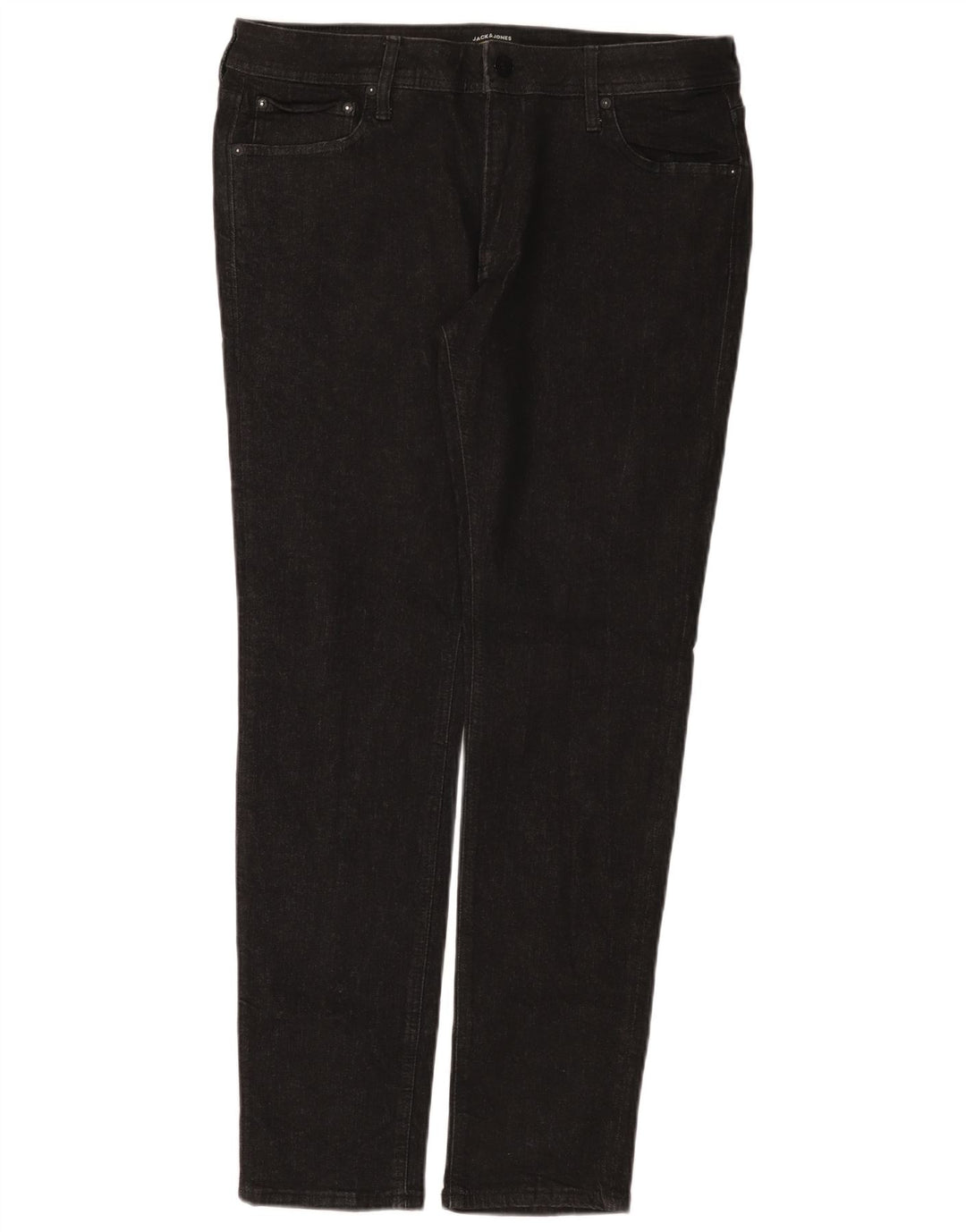 Jack & Jones Ανδρικό Slim Jeans W36 L32 Μαύρο βαμβακερό