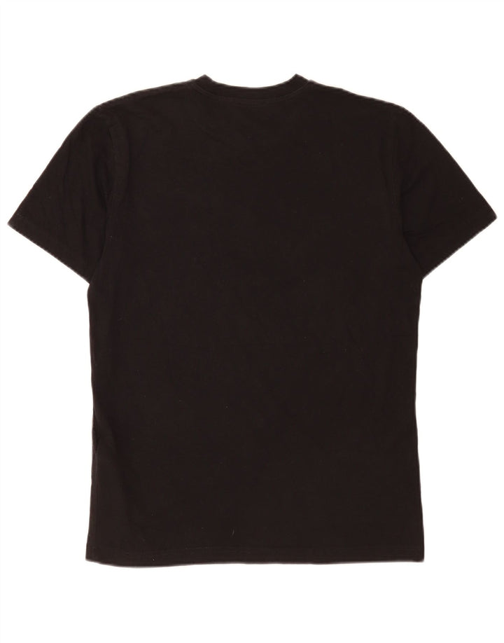 Diesel Ανδρικό γραφικό T-Shirt Top Μικρό μαύρο βαμβακερό