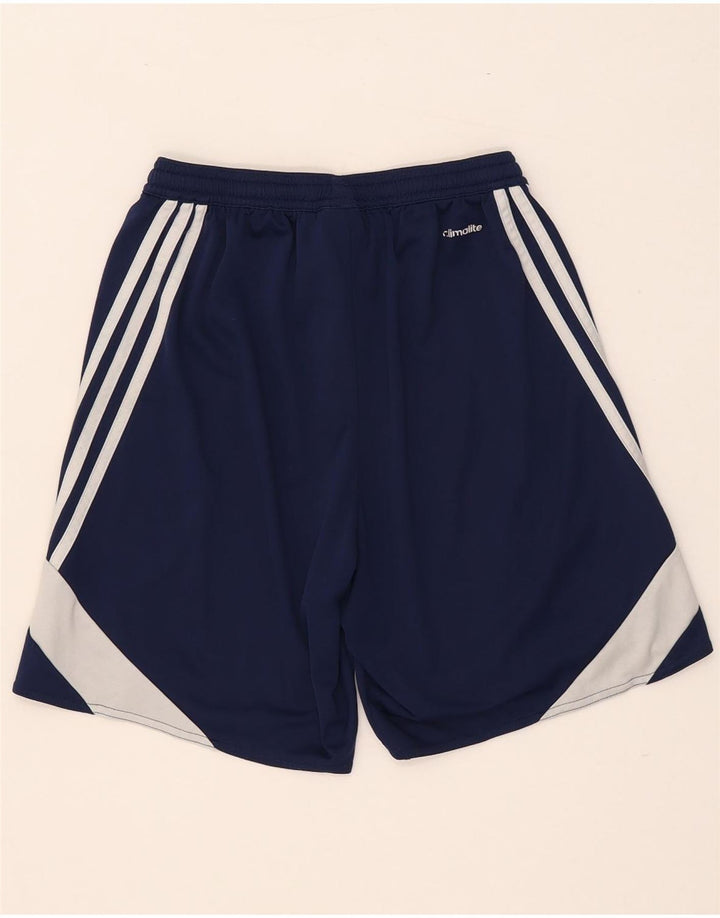 Ανδρικό αθλητικό σορτς Adidas Climalite Small Blue Colourblock Πολυεστέρας