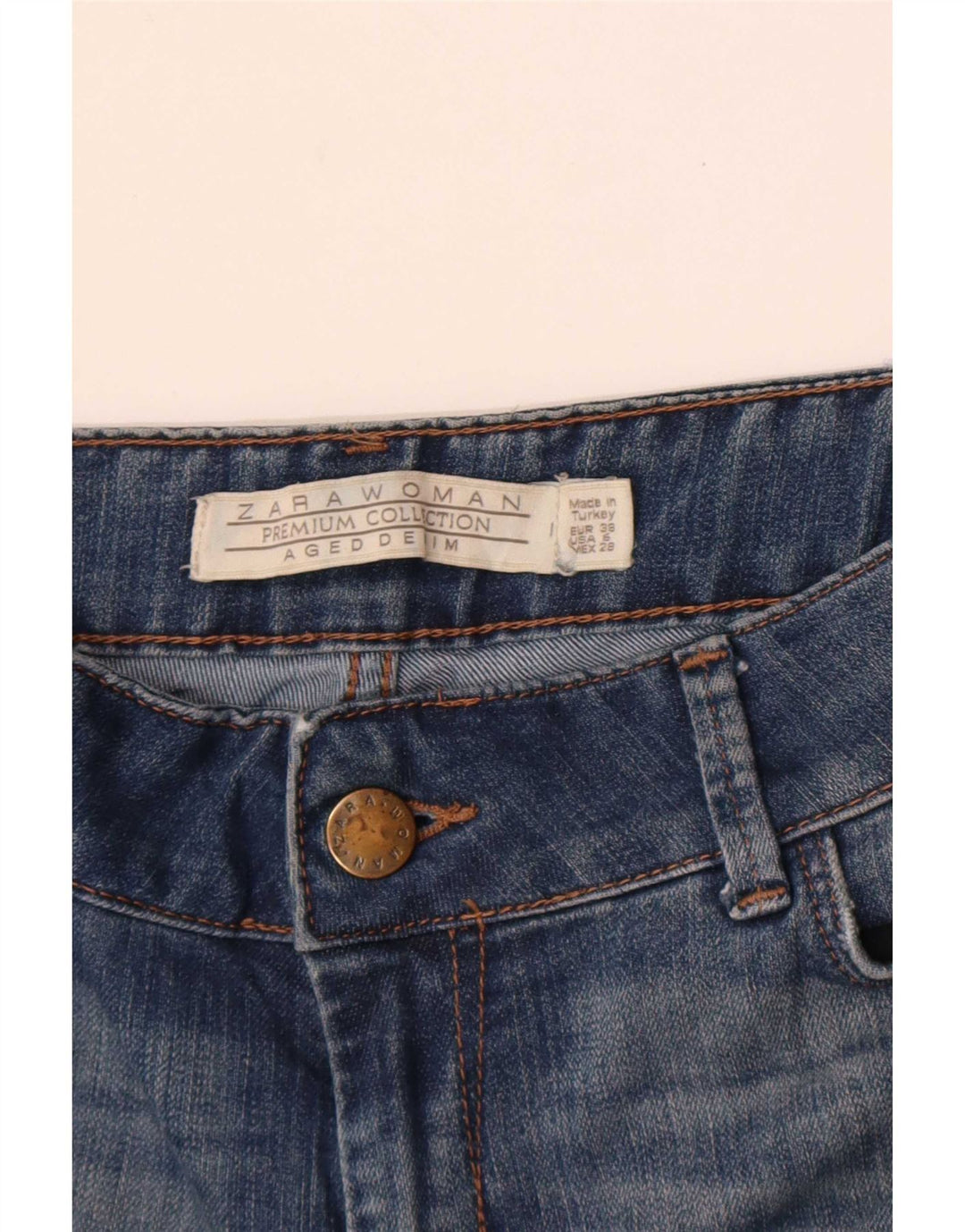 Zara Γυναικείο Τζιν EU 38 Small W28 L30 Μπλε