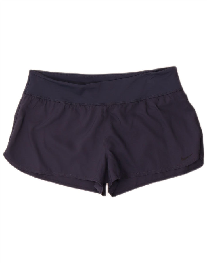 Γυναικείο αθλητικό σορτς Nike UK 16 Large Navy Blue Polyester