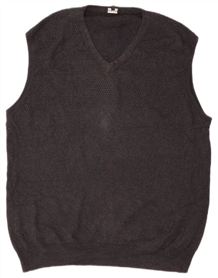 Ανδρικό γιλέκο JAEGER Tank Top Μεγάλο γκρι βαμβακερό