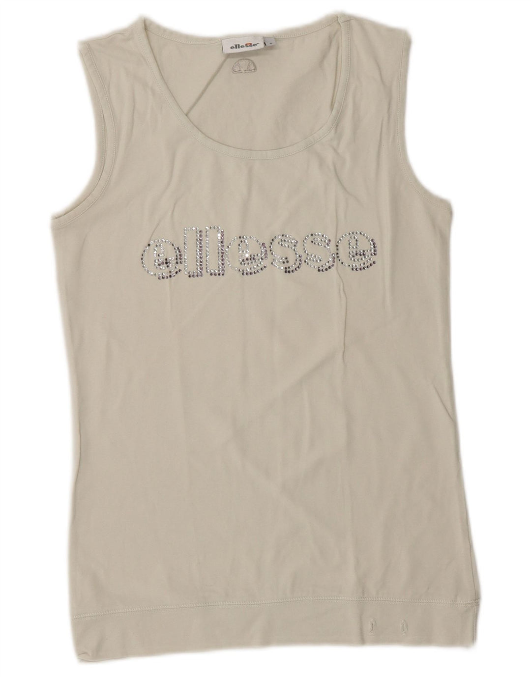 Γυναικείο γραφικό γιλέκο Ellesse Top UK 10 Small White