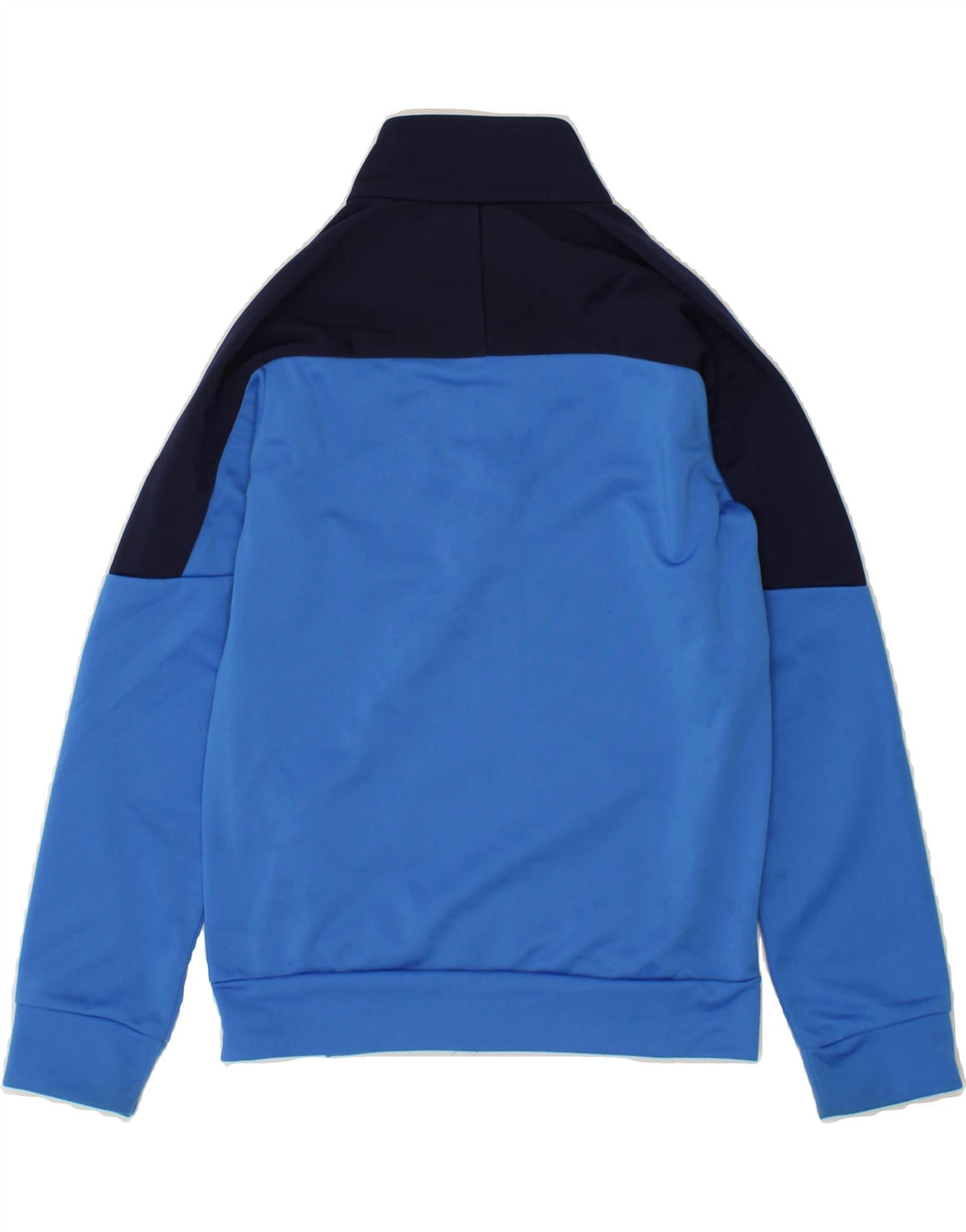 PUMA Boys Graphic Tracksuit Top Jacket 9-10 Years Blue Colourblock Vintage Puma and Second-Hand Puma from Messina Hembry 