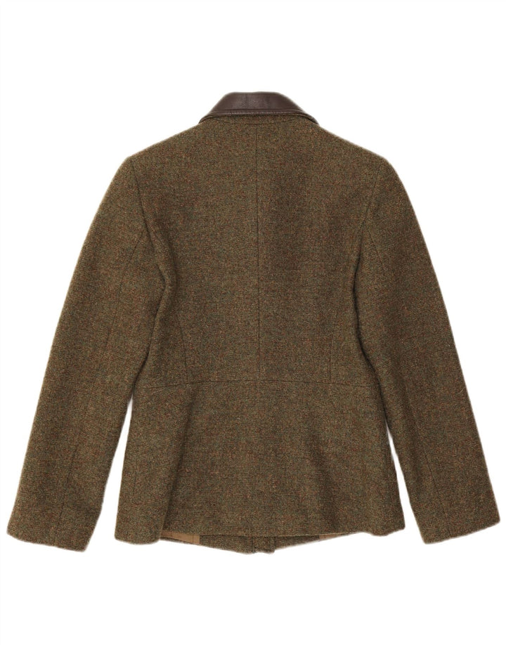 Max & Co. Γυναικείο μπουφάν σακάκι με φερμουάρ UK 8 Small Khaki Wool