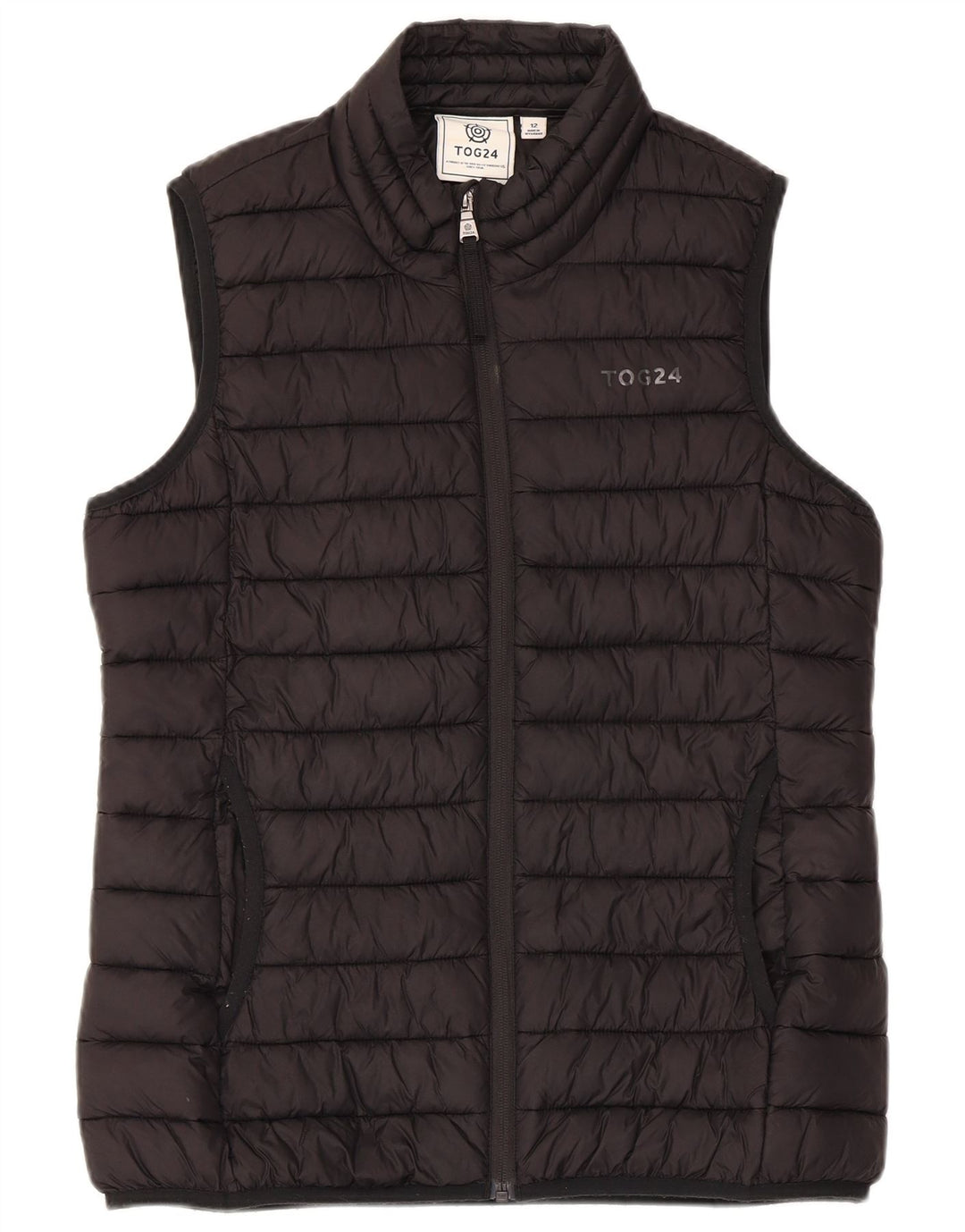TOG 24 Γυναικείο padded Gilet UK 12 Medium Black Polyester