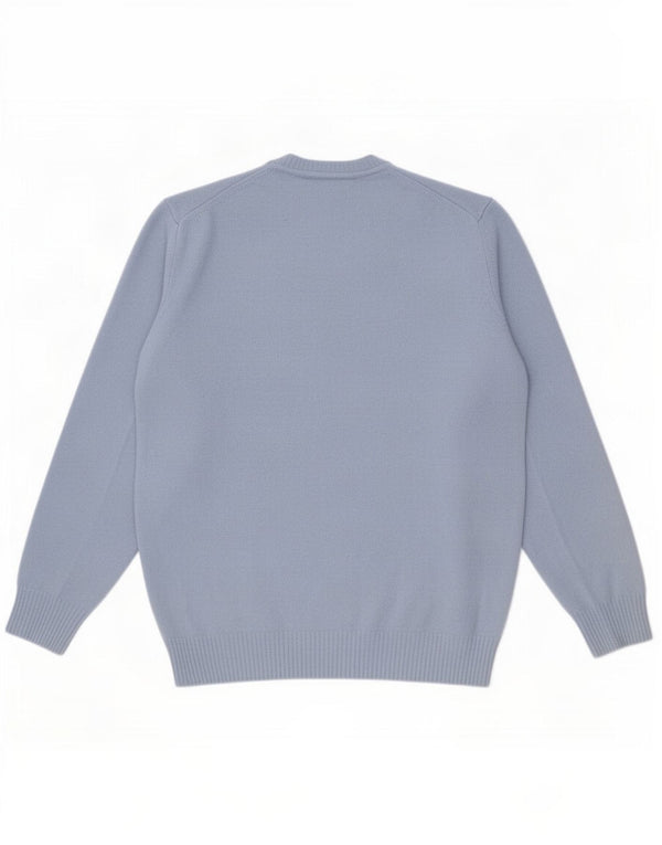 Ανδρικό πουλόβερ Zara Crew Neck Jumper Small Blue