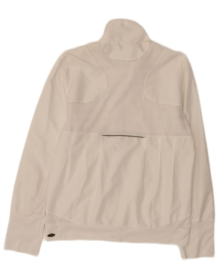 Γυναικεία αθλητική φόρμα Adidas Top Jacket UK 12 Medium White Polyester