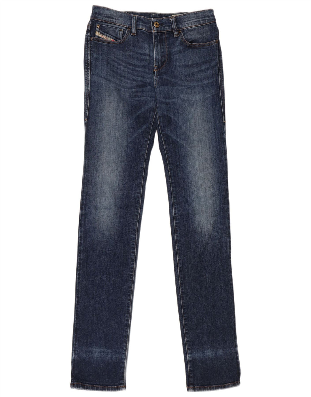 DIESEL Womens Slim Jeans W26 L32 Blue Cotton