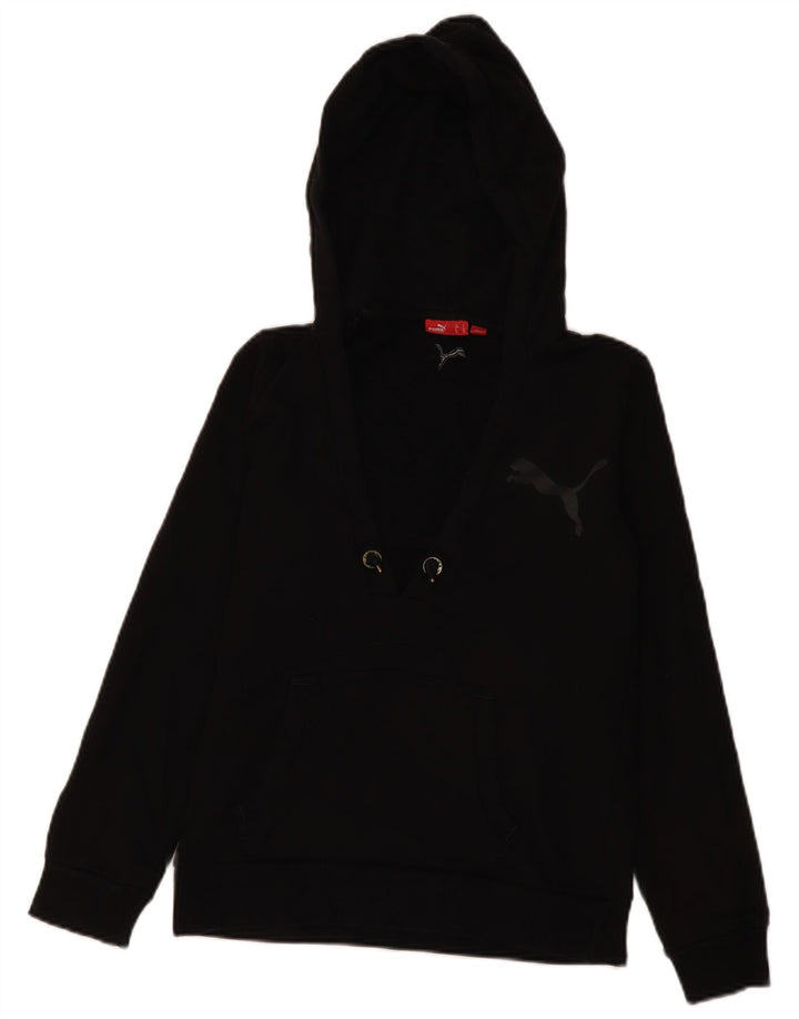 Puma Γυναικείο Hoodie Jumper UK 10 Small Black