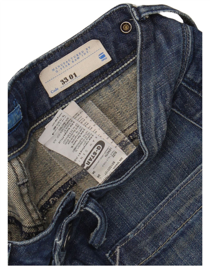G-STAR Γυναικείο Super Slim Τζιν W28 L34 Μπλε βαμβακερό