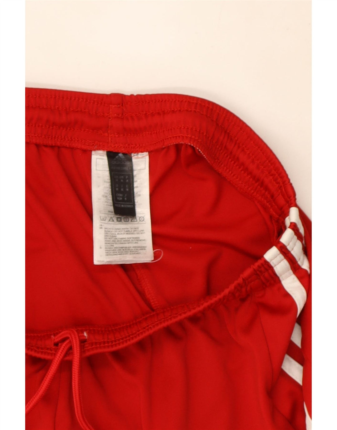 Ανδρικό σορτς Adidas Climalite με μεσαίο κόκκινο πολυεστέρα