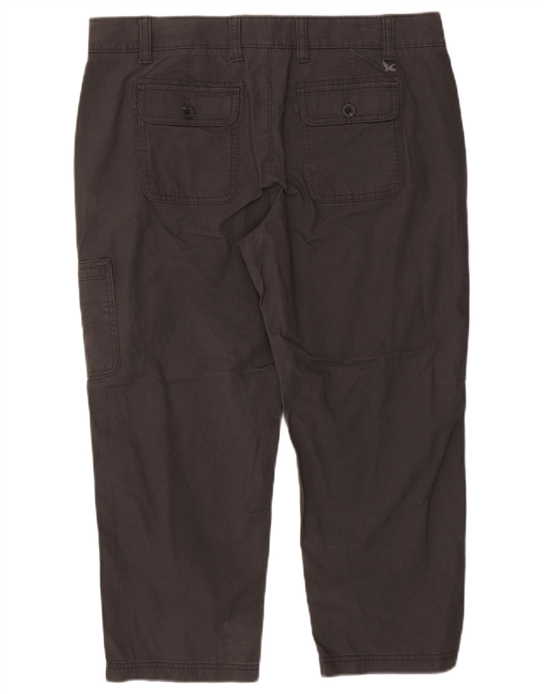 EDDIE BAUER Γυναικείο ίσιο παντελόνι Cargo Capri US 14 XL W36 L23 Γκρι