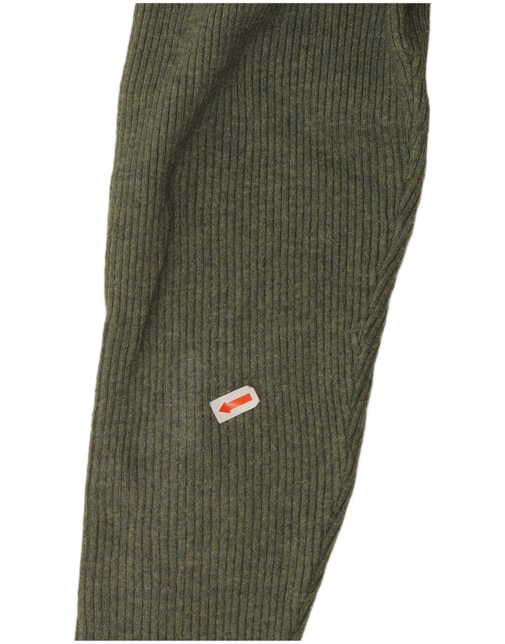 MARKS & SPENCER Γυναικείο πουλόβερ με λαιμόκοψη με V λαιμόκοψη UK 16 μεγάλο πράσινο πολυεστέρα