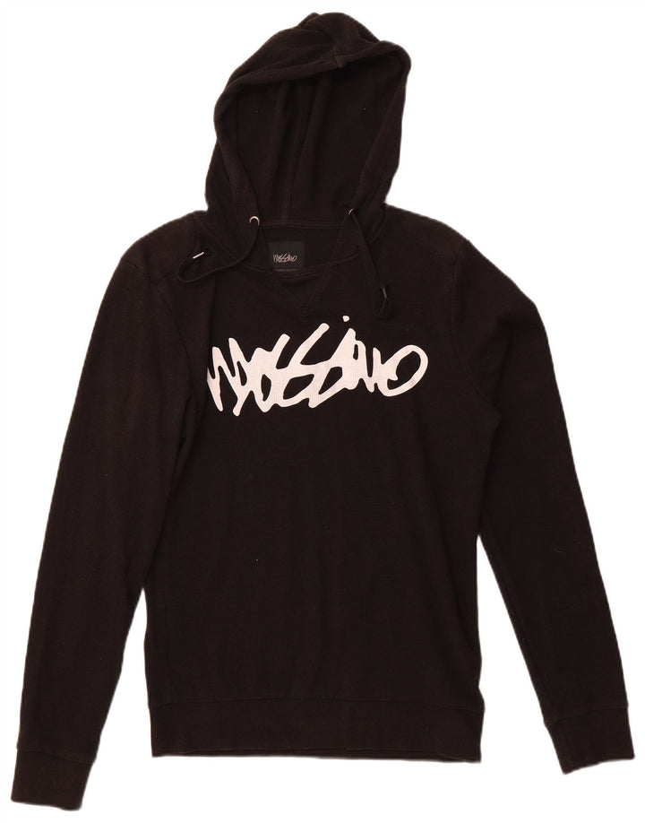 Ανδρική κουκούλα Mossimo γραφικό μακρυμάνικο μεσαίο μαύρο