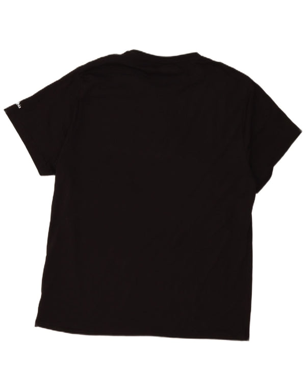 Columbia Mens Graphic T-Shirt Top 2XL Black Cotton