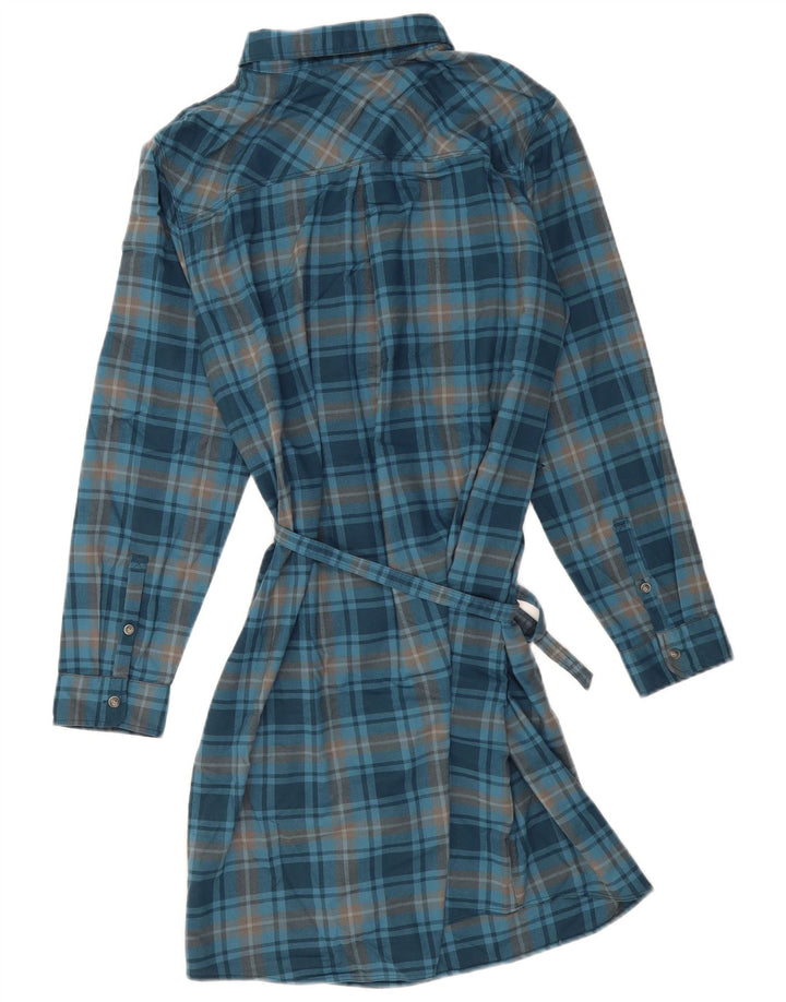 EDDIE BAUER Γυναικείο πουλόβερ πουκάμισο US 16 2XL Μπλε Check Polyester