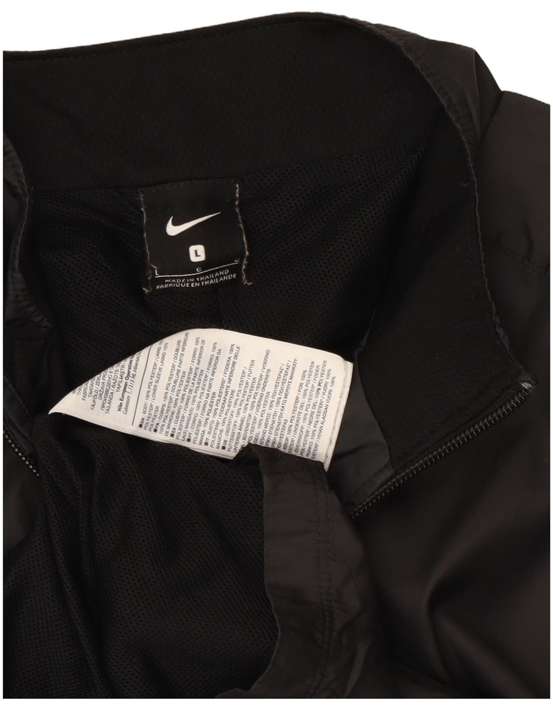Ανδρική φόρμα Nike Μπουφάν μεγάλο μαύρο πολυεστέρα