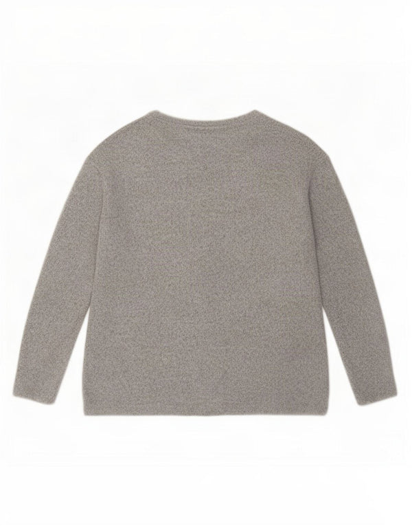 Zara Γυναικείο πουλόβερ με λαιμόκαυστο UK 10 Small Grey Flecked