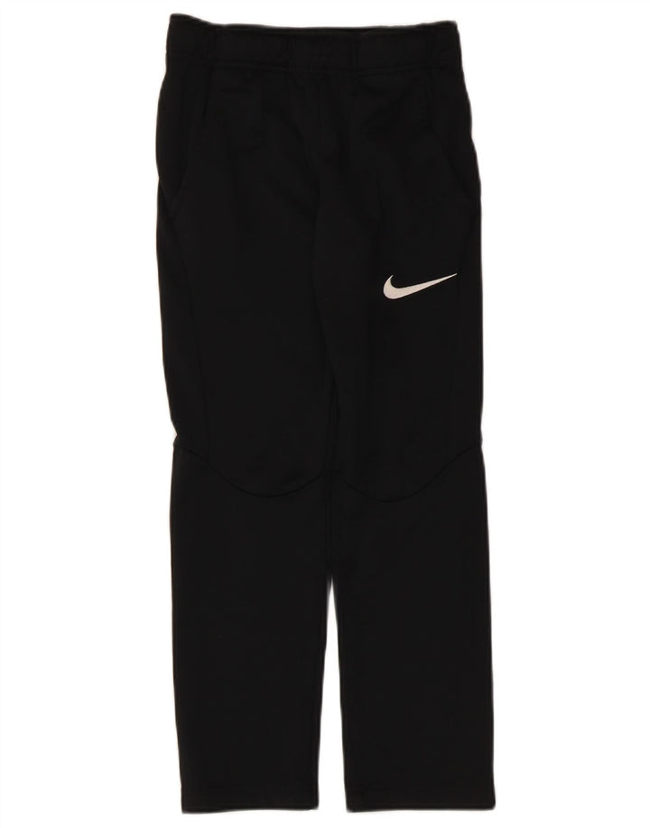 Παντελόνι αθλητικής φόρμας Nike Boys Dri Fit 8-9 ετών Μικρό μαύρο πολυεστέρα