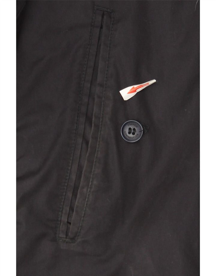 French Connection Ανδρικό μπουφάν UK 40 Large Navy Blue από βαμβάκι