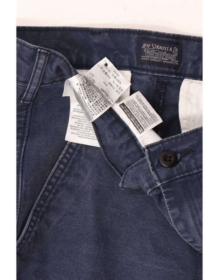 Ανδρικό σορτς chino Levi's W34 μεγάλο navy μπλε βαμβακερό