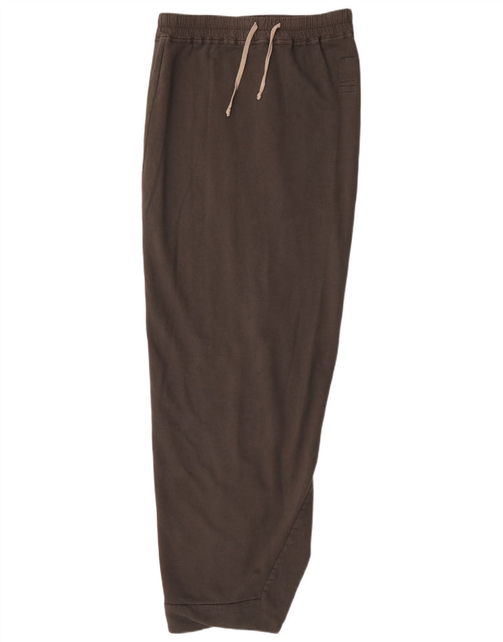 Rick Owens Γυναικεία Maxi Φούστα Μικρή W28 Γκρι Βαμβακερή