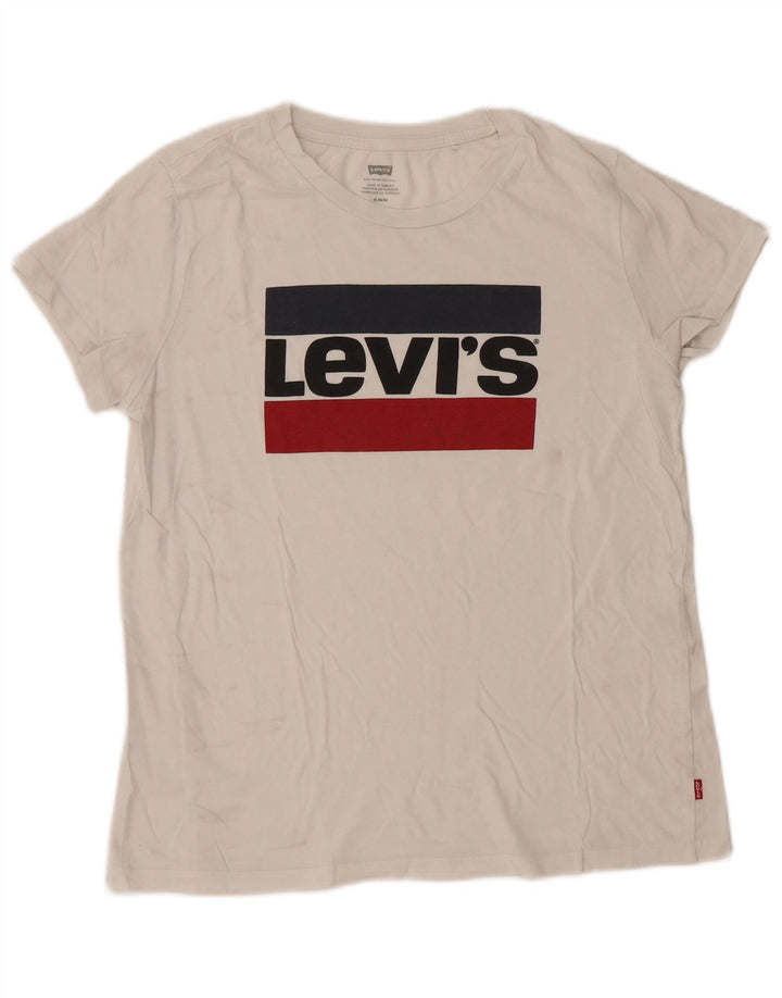 Ανδρικό γραφικό T-shirt Levi's Top Medium White