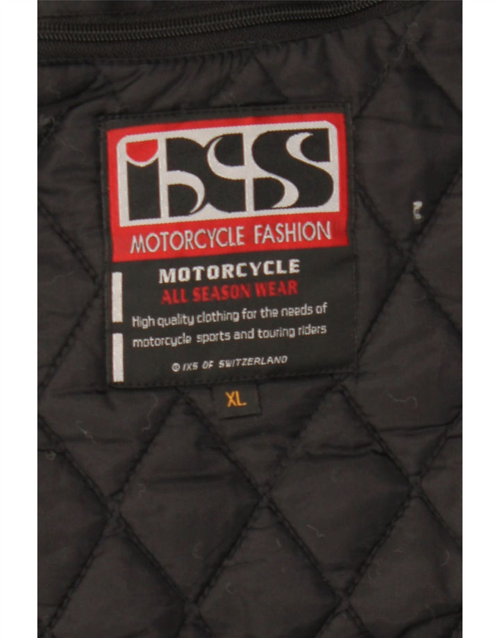 Ανδρικό μπουφάν IXS Racer UK 42 XL Μαύρο Πολυαμίδιο
