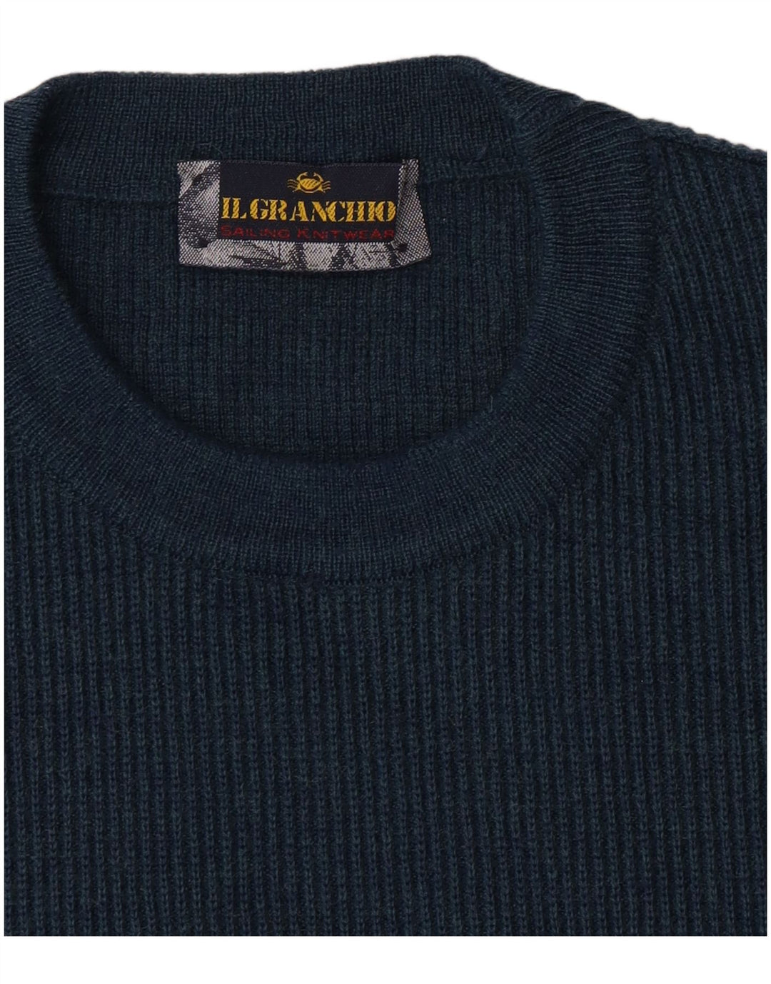 Ανδρικό πουλόβερ Il Granchio Crew Neck Jumper Large Navy Blue