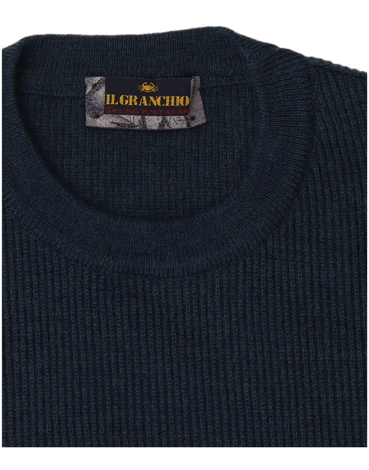 Ανδρικό πουλόβερ Il Granchio Crew Neck Jumper Large Navy Blue