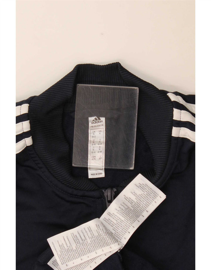 Γυναικεία αθλητική φόρμα Adidas Top Jacket UK 20/22 XL Navy Blue Polyester