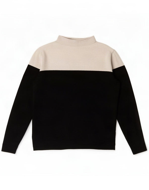 Marks & Spencer Womens Turtle Neck Jumper πουλόβερ UK 10 Small Black