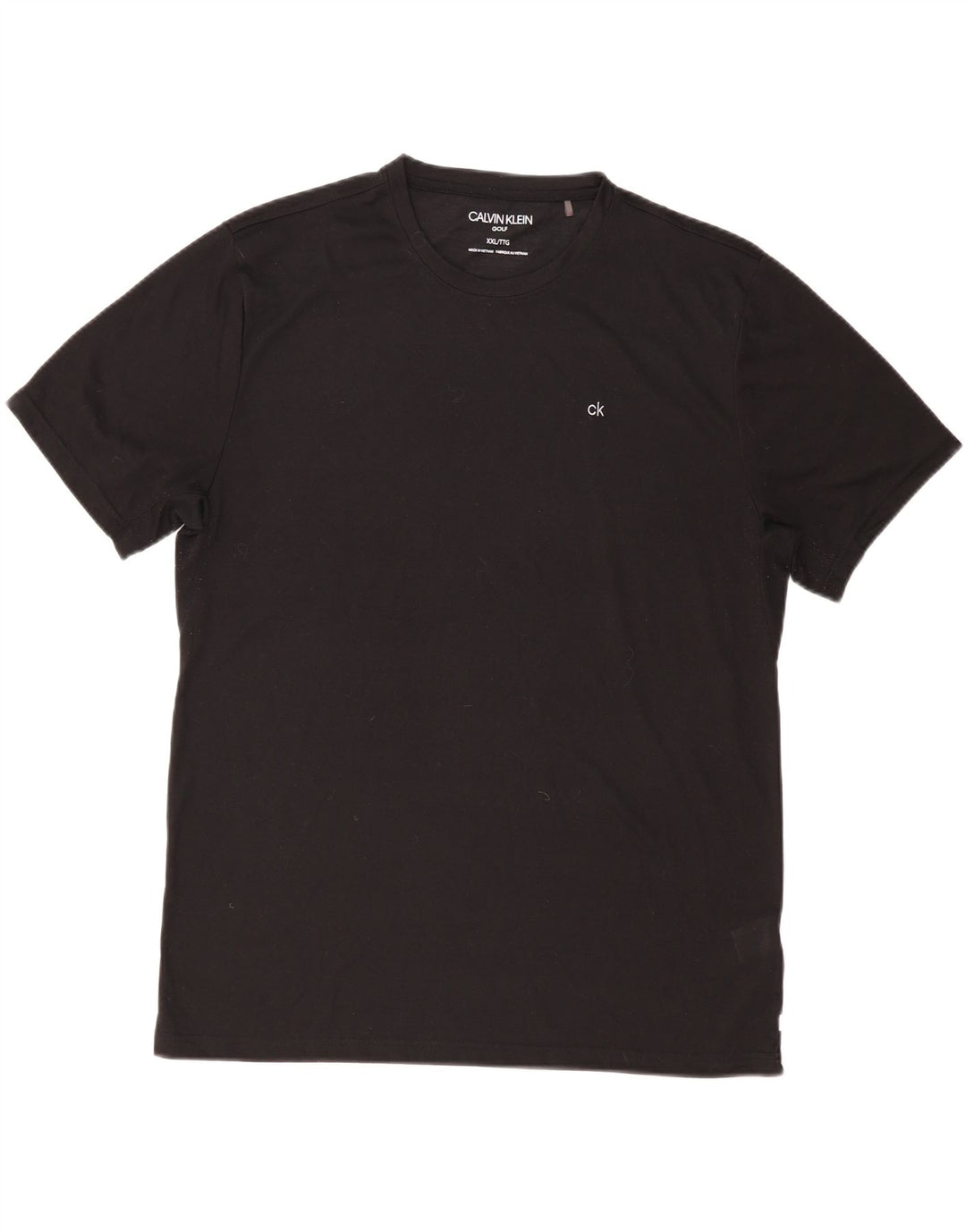 Ανδρικό T-Shirt CALVIN KLEIN Top 2XL μαύρο πολυεστέρα
