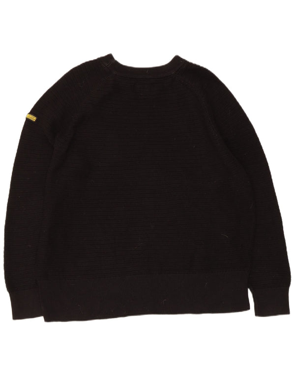 Barbour γυναικείο πουλόβερ κανονικής εφαρμογής Boat Neck Jumper UK 12 Medium Black