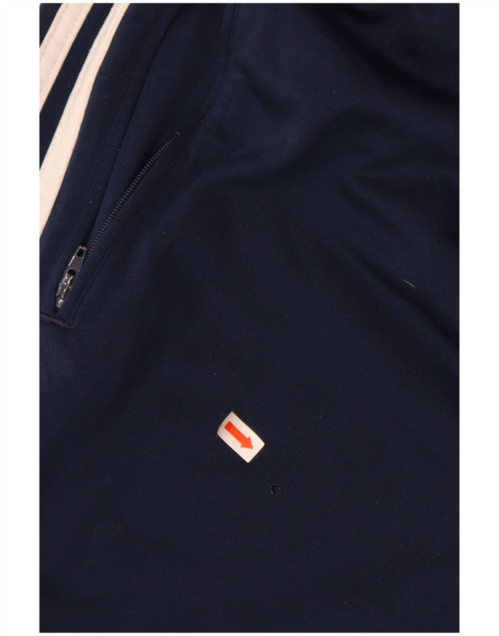 Ανδρική αθλητική φόρμα ADIDAS Παντελόνι Μικρό Navy Blue Polyester