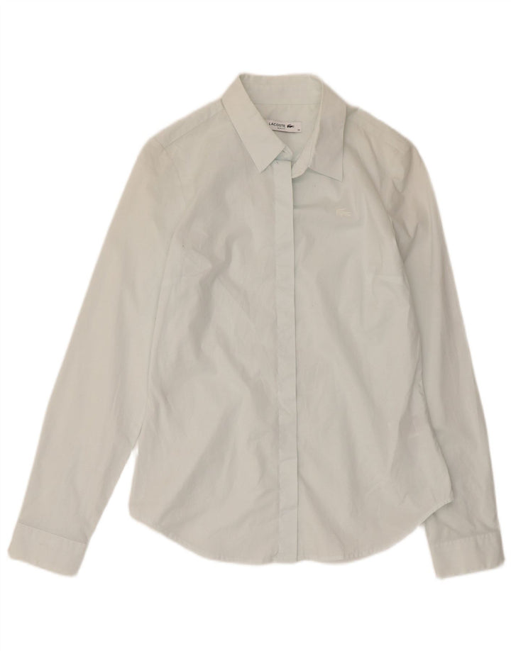 Γυναικείο πουκάμισο Lacoste Slim Fit Μέγεθος 36 Μικρό πράσινο βαμβακερό