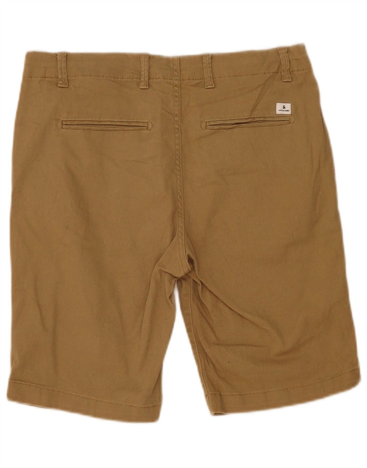 Jack & Jones Ανδρικό σορτς Chino Small W32 Καφέ Βαμβακερό