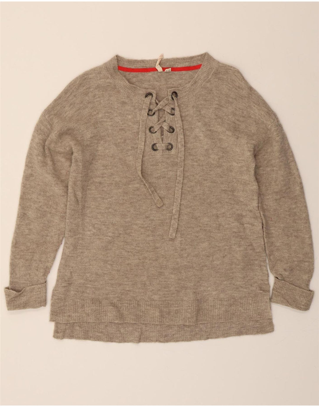 WHITE STUFF Womens Jumper Sweater UK 12 Medium Beige Acrylic Vintage White Stuff and Second-Hand White Stuff from Messina Hembry 