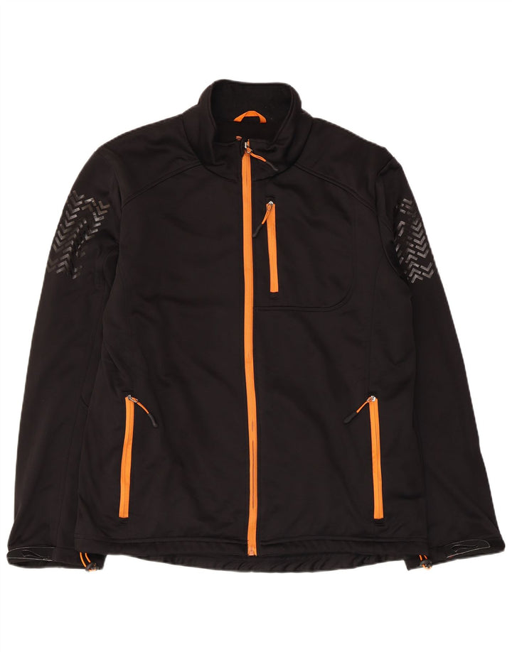 Ανδρική φόρμα Crivit Top Jacket Μαύρο Γεωμετρικό Πολυεστέρα