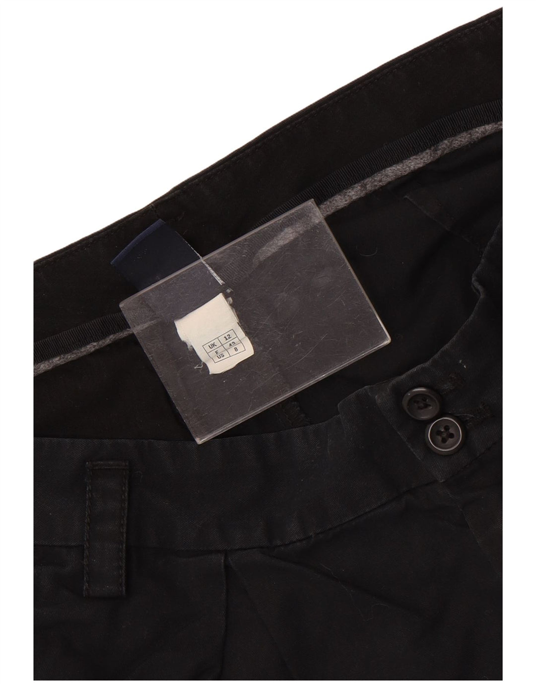Gap Γυναικείο σορτς Chino UK 12 Medium W32 Μαύρο βαμβακερό