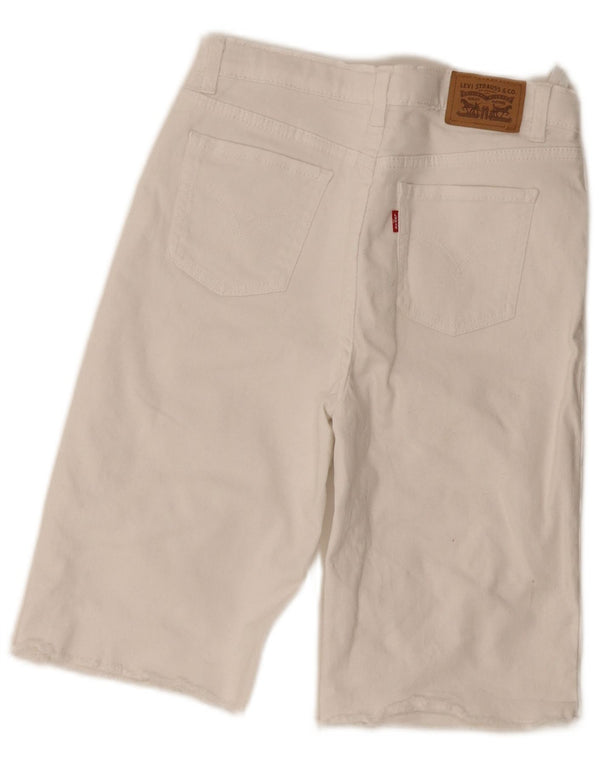 Levi's Girls Loose Fit Ψηλόμεση βερμούδα 13-14 ετών W26 Λευκό