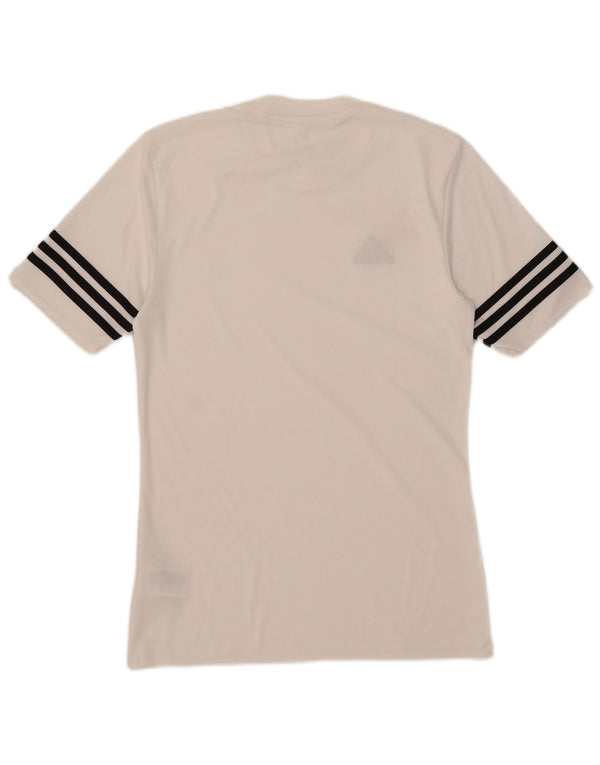 Adidas Ανδρικό T-Shirt Climalite Top Small White Polyester